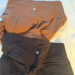 Lululemon Brown and Black Joggers